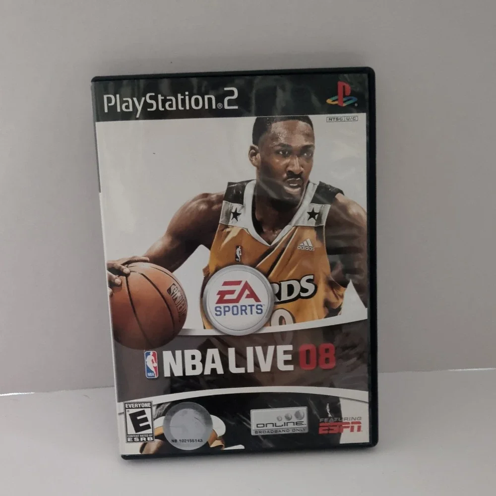 NBA Live 08 Sony PlayStation 2 PS2 EA Sports Basketball Game Complete CIB